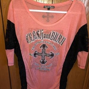 Buckle crash and burn shirt